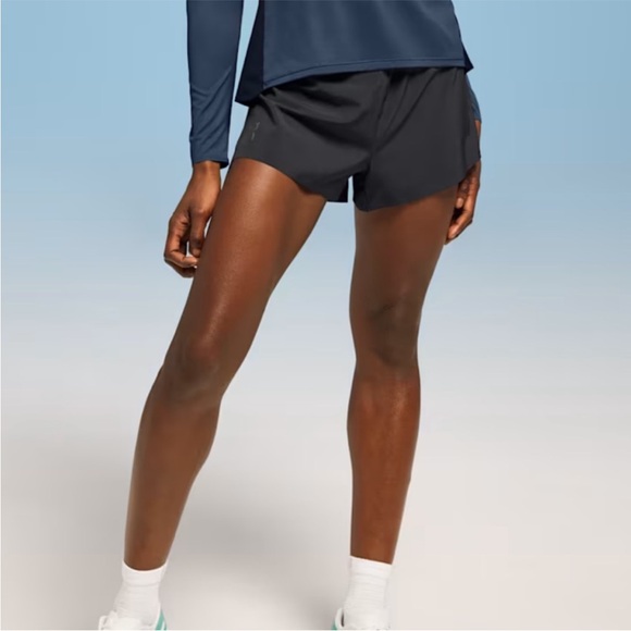 On Running Black Athletic Shorts - Picture 2 of 9